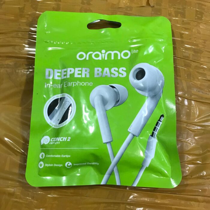 Oraimo E11 Strong Bass Earphone 1