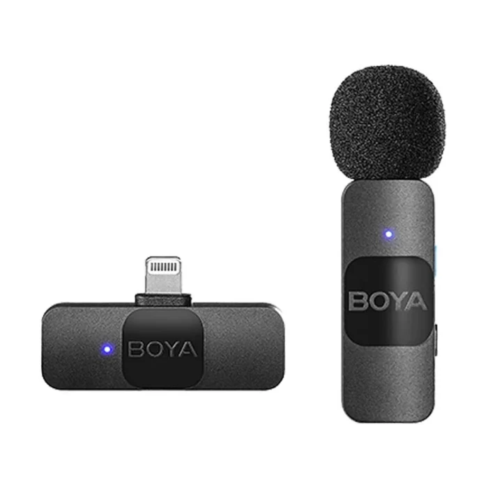 BOYA BY-V1 2.4GHz Wireless Microphone System for iPhone (1:1) 1