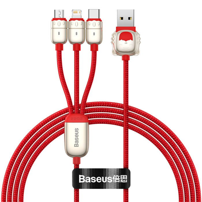 Baseus One-for-Three Data Cable USB 1
