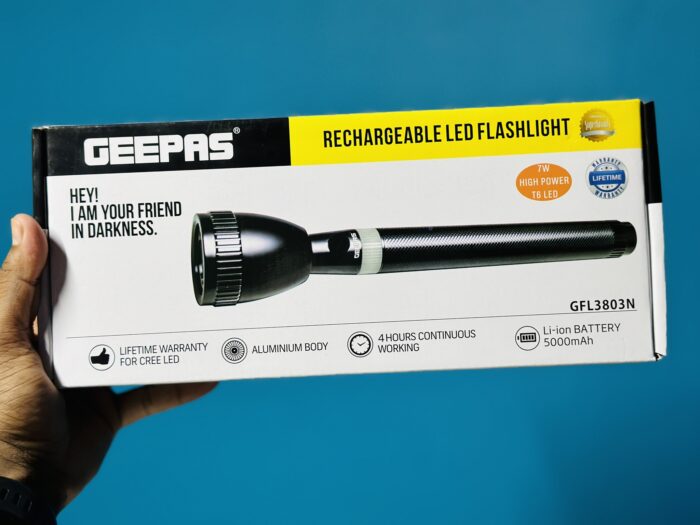 Geepas GFL3803N Rechargeable Flashlight (Original) 2