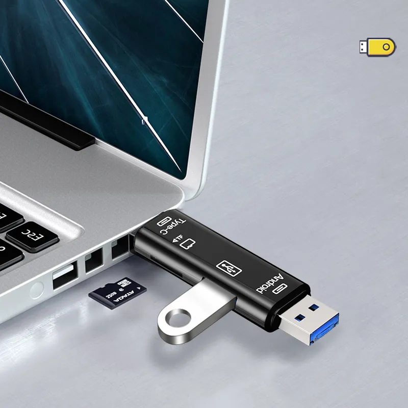 Multifunction OTG Card Reader- Type-C/USB /Micro USB/micro SD Memory Card Reader 2