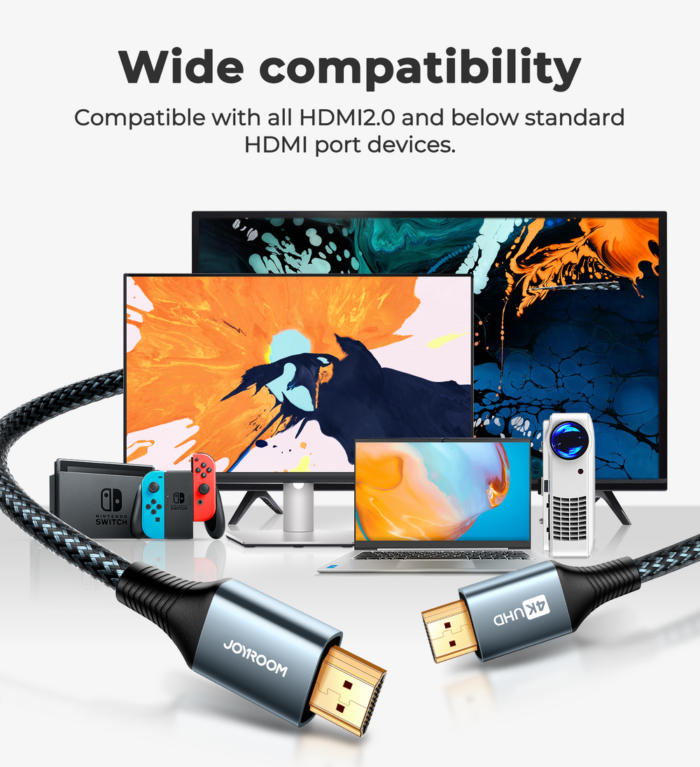 Joyroom SY-20H1 HDMI To HDMI Cable (4K@60Hz) 2