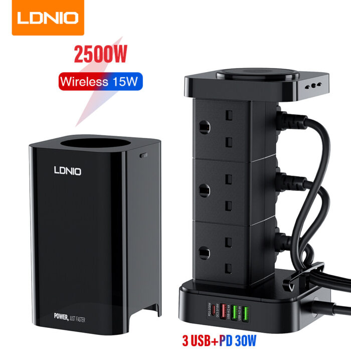 LDNIO SKW6457 6 Outlet USB Power Socket 1