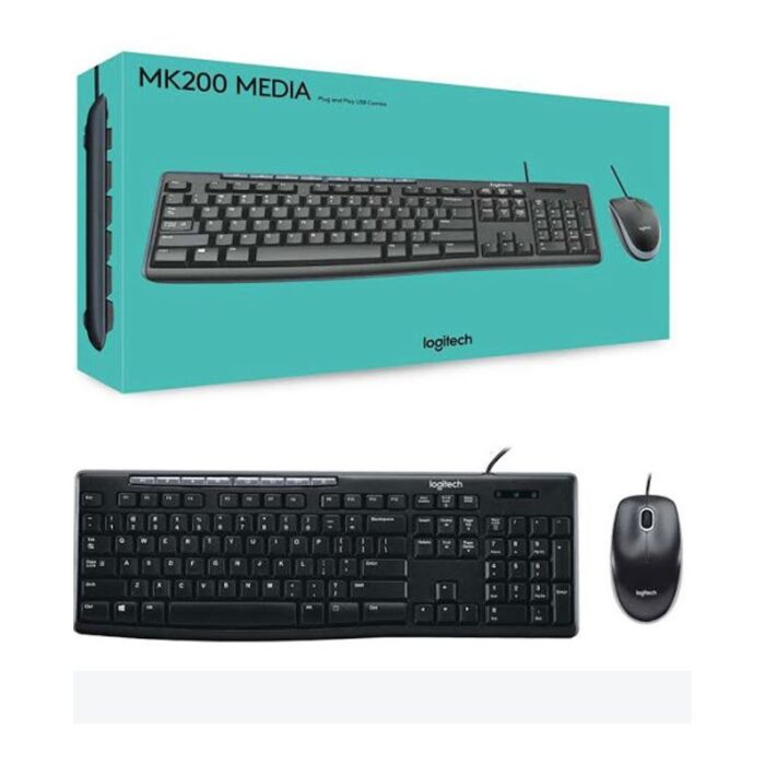 Logitech MK200 Wired Mouse & Keyboard Combo 1