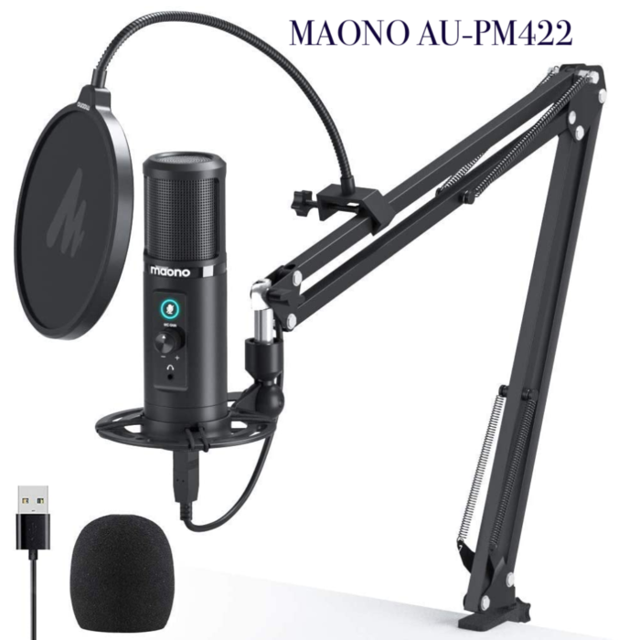 MAONO AU-PM422 Professional Cardioid Condenser Mic With Touch Mute Button 1