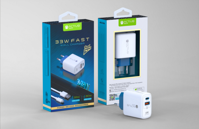Active 33W PD 30W USB Fast Wall Charger QC 3.0 1