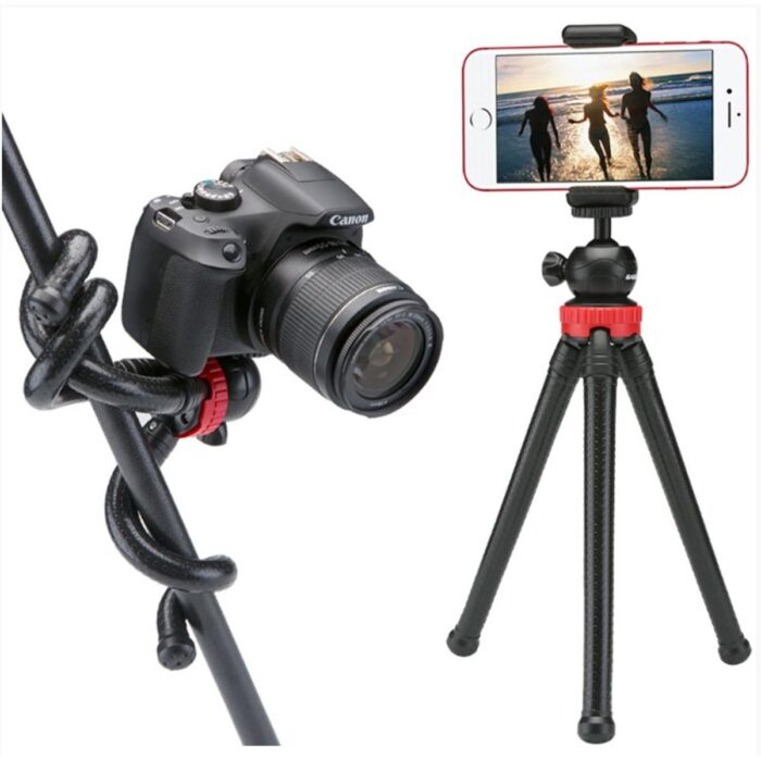 Octopus Tripod With Ball Head - Best For DSLR Or Smartphone Vlogging & Table Stand 2