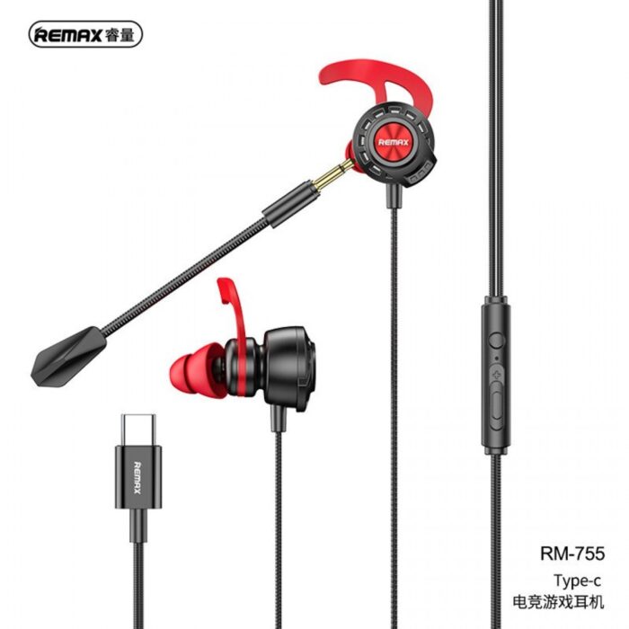 Remax RM755 Gaming Earphone With Super Bass For Type-C 2