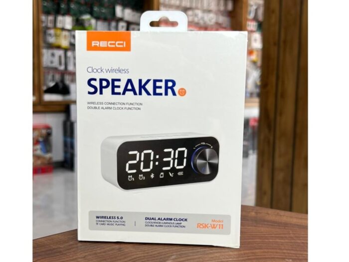 RECCI RSK-W11 Wireless Speaker with Alarm Clock 2