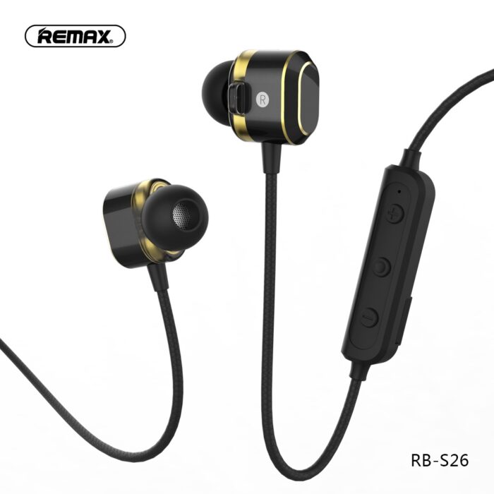 Remax RB-S26 Double Coil Bluetooth Earphones 1
