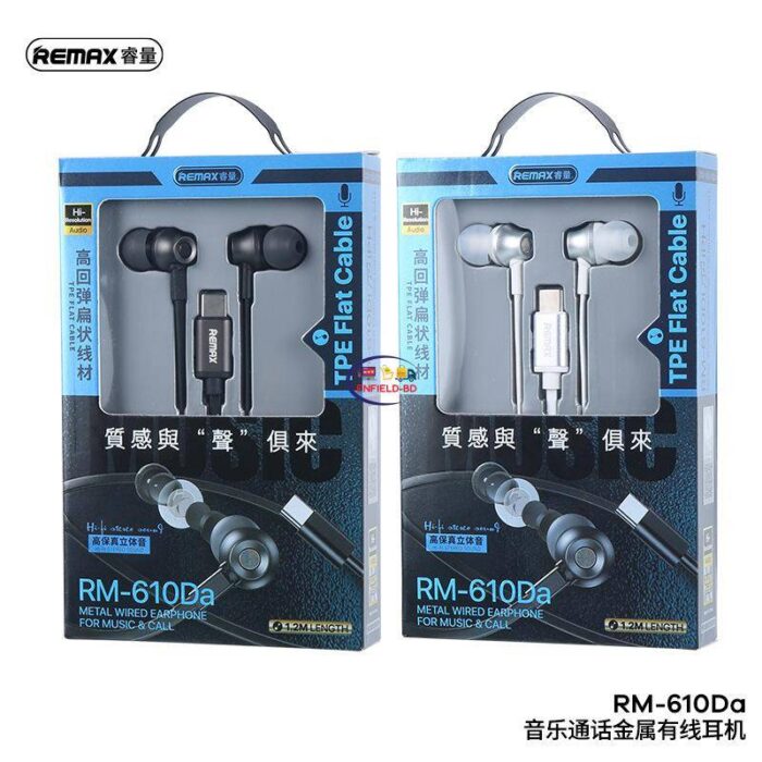 Remax RM-610Da Super Bass Earphone (Type-C) 1