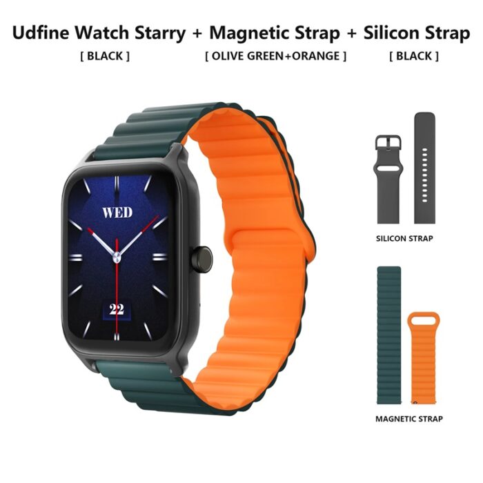 Udfine Watch Starry 1.8” HD Display Bluetooth Call Alexa Smartwatch 1