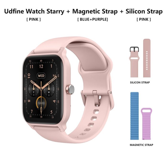 Udfine Watch Starry 1.8” HD Display Bluetooth Call Alexa Smartwatch 4