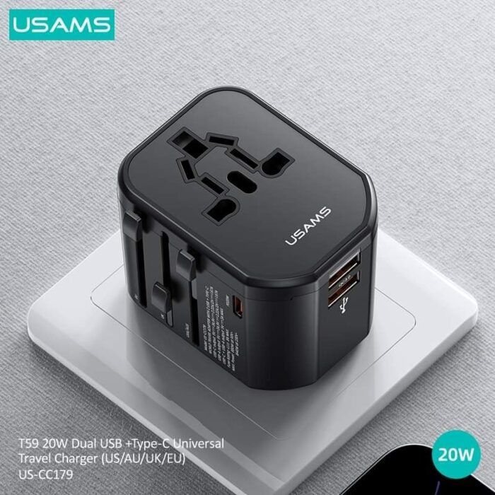 USAMS US-CC179 20W Fast Charge Travel Charger 1