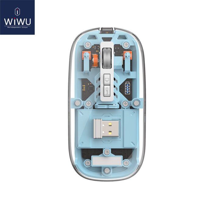 WIWU Crystal Transparent Wireless Mouse Trendy Hot Selling 2