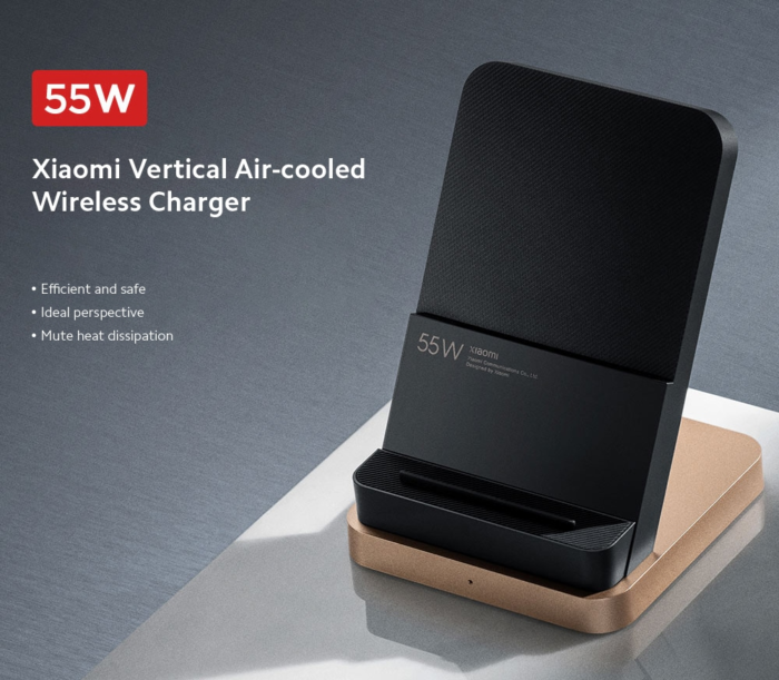 Xiaomi 55W Wireless Charger Vertical Air-cooled Fast Charging Stand 1
