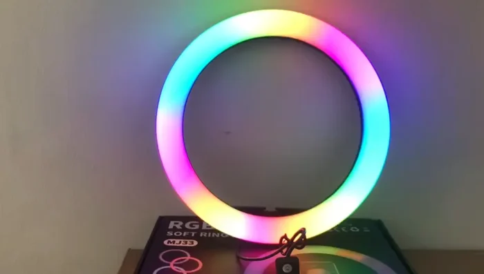 RGB LED Soft Ring Light MJ30 (Without Stand) 2