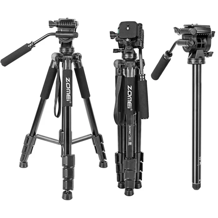 ZOMEI Q310 Professional Camera Video Tripod + Monopod 1