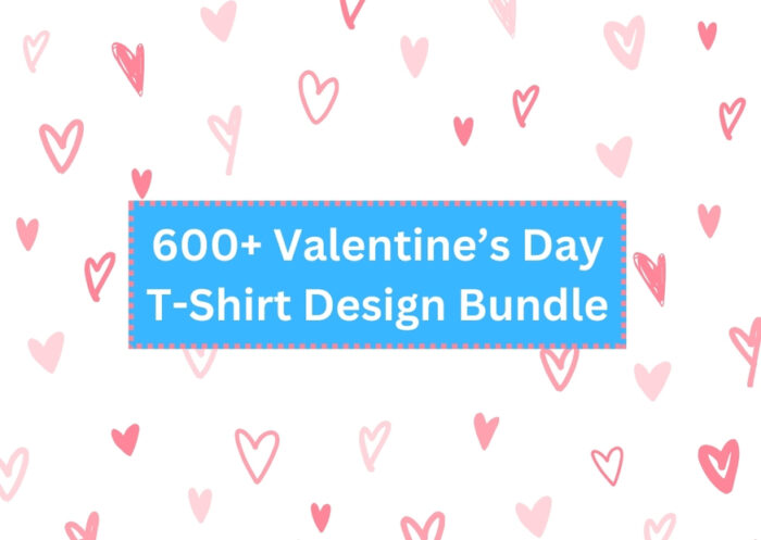 600+ Valentine’s Day T-Shirt Design Bundle 1
