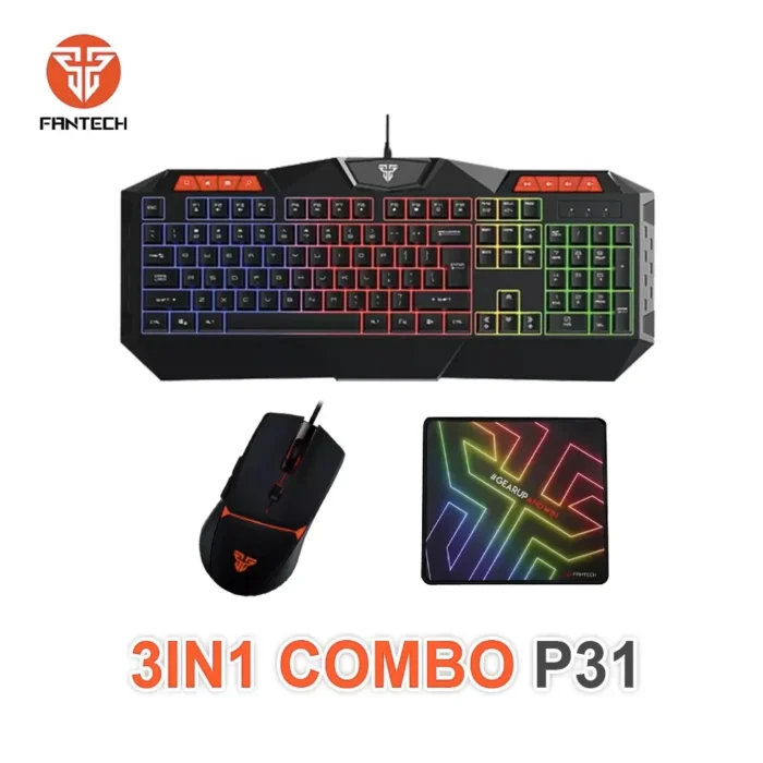 Fantech P31 Keyboard, Mouse & Mousepad Combo 1
