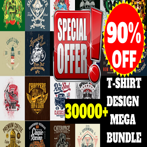 250k+ Original Editable T-Shirt Design Mega Bundle 64