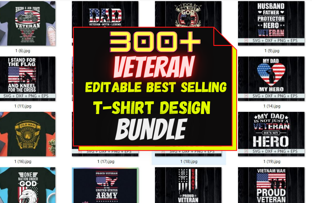 250k+ Original Editable T-Shirt Design Mega Bundle 44