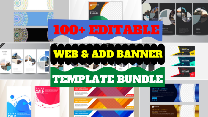 100+Ready Web Add Banner Design Template 1
