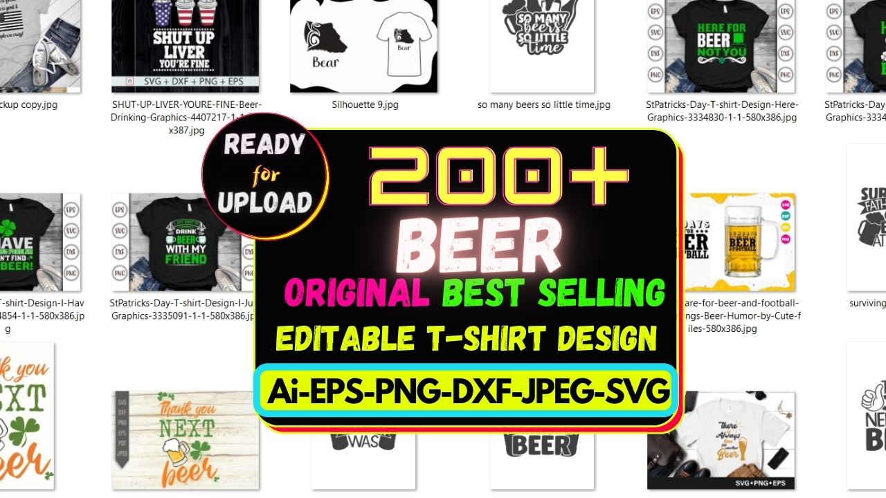 250k+ Original Editable T-Shirt Design Mega Bundle 37