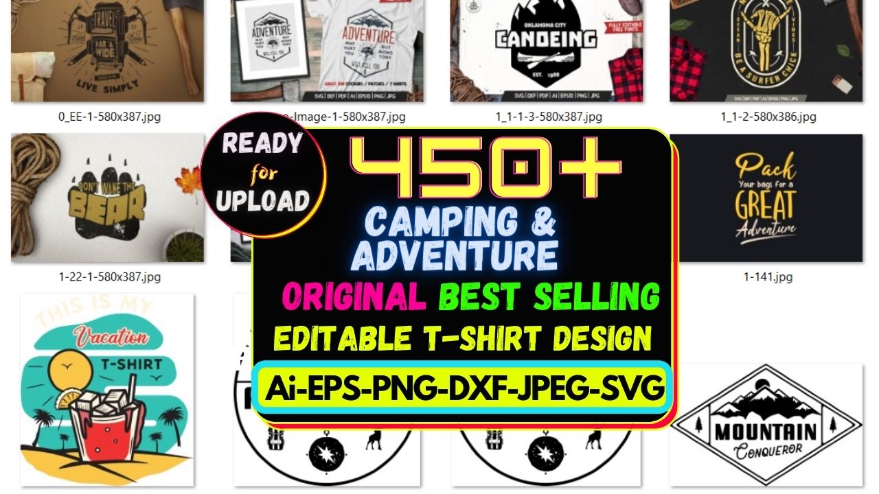 250k+ Original Editable T-Shirt Design Mega Bundle 35