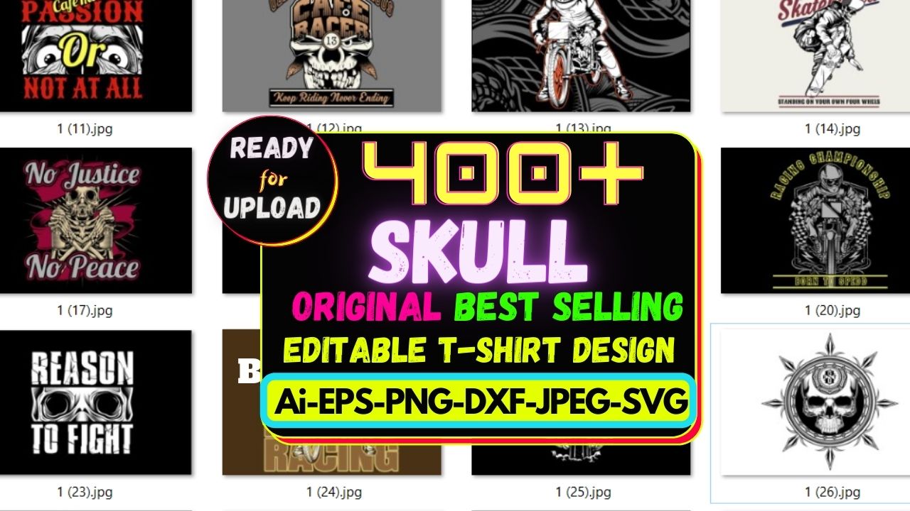 250k+ Original Editable T-Shirt Design Mega Bundle 19